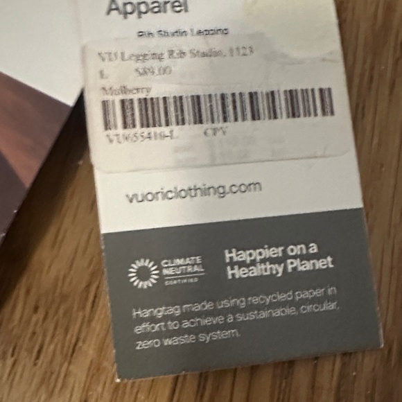 Vuori Rich Brown Leggings - Picture 2 of 3